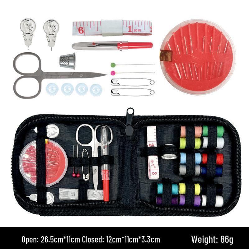 97-Piece Portable Sewing Kit: Travel-Friendly Household Knitting Tool Set
