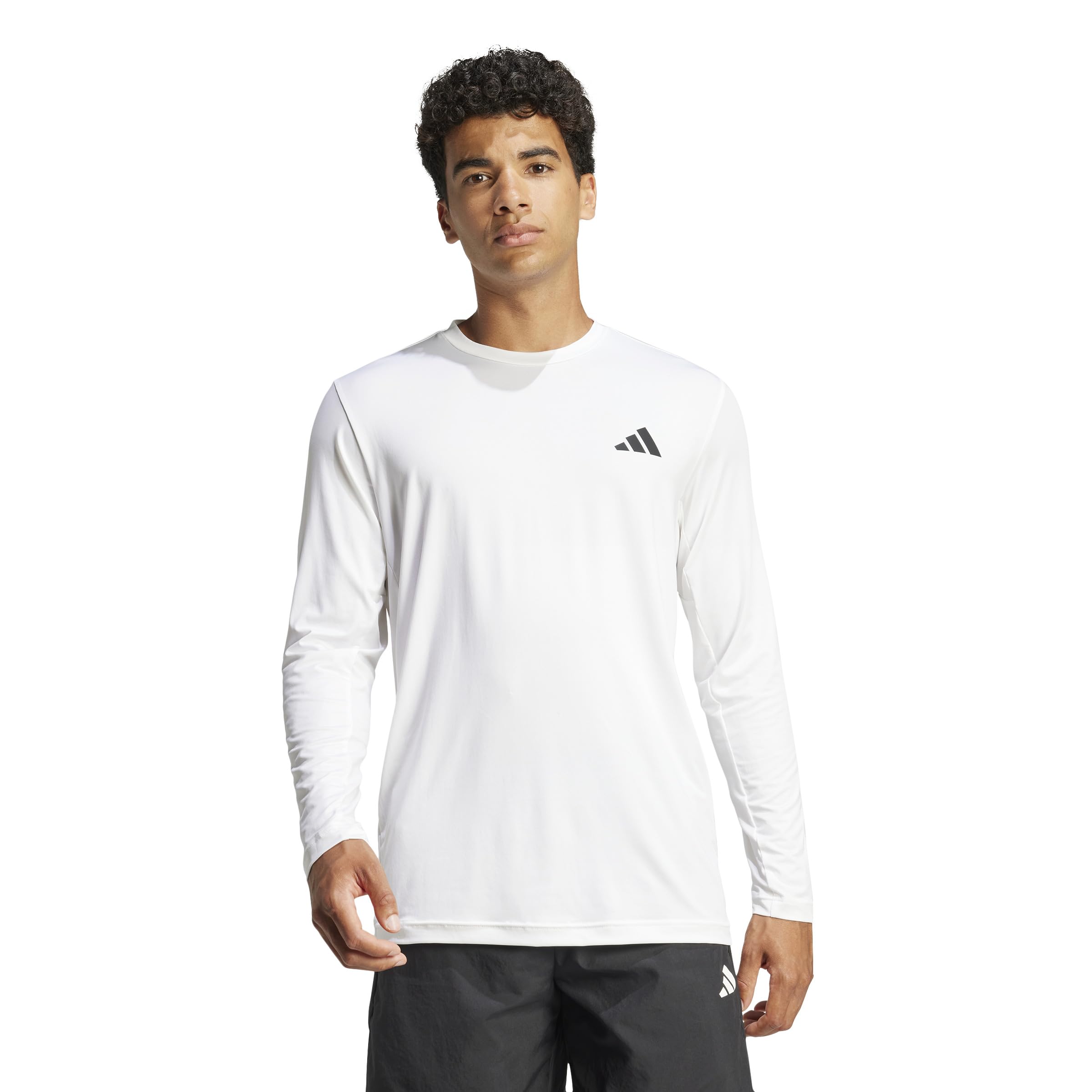

Adidas KTM91 Train Essentials Long Sleeve Baselayer White Size Men s T-Shirt, (JC7716), J/XL