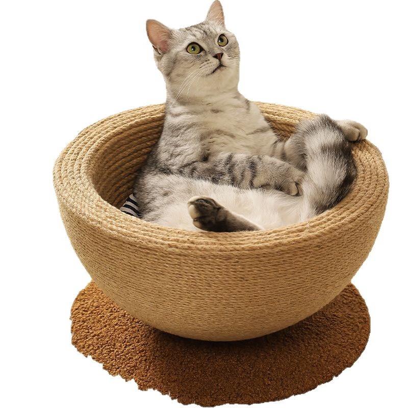 Er Yan Deer Style Inclined Cat Scratcher & Bed