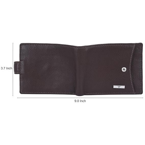 Oswald Brown Leather Wallet for Men