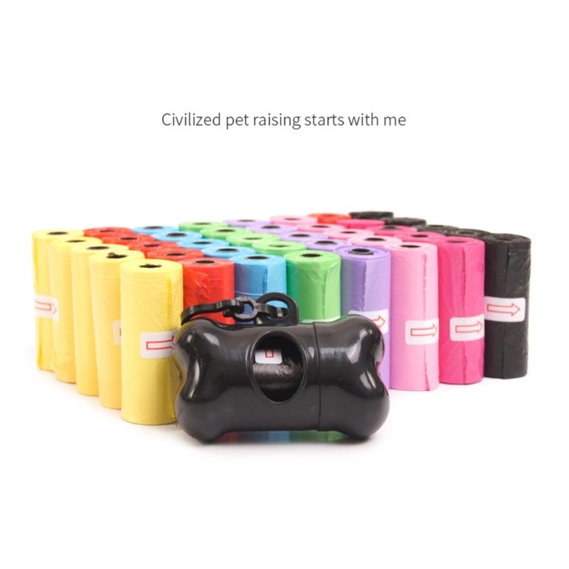 Portable Dog Poop Bag Holder Pick Up Pet Poop Bag Dispenser Waste and Household Cleaning Outdoor Walking Pet Accessories