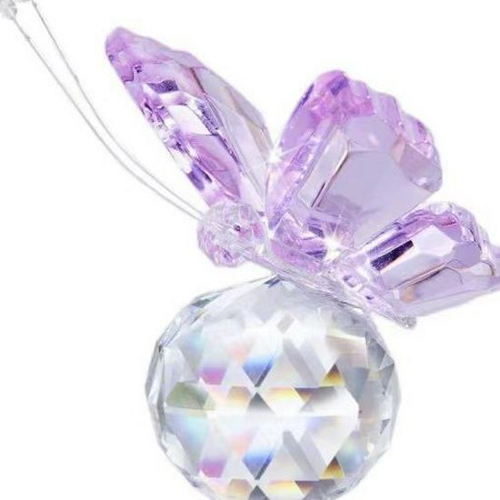 3D Crystal Butterfly Ornament for Home Decor
