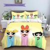 Biancheria da letto con motivo Poster delle Superchicche Decorazione per la Casa Regalo di Compleanno e Festa (1 * copripiumino + 2 * federa, senza nucleo)