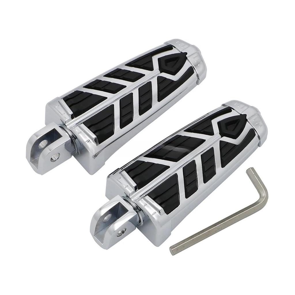 Motorcycle Footrest Motorcycle Front Driver Rubber Foot Peg Footrest Foot Pegs Suzuki Bull Bird