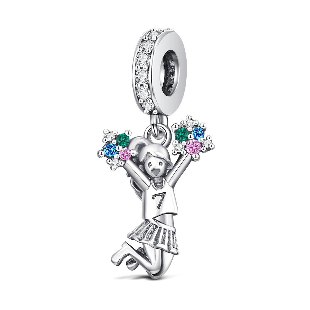 Copper Sport Charms Ball Beads Graduation Pendant Fit Original Bracelet For Women Diy Jewelrylove Gift School