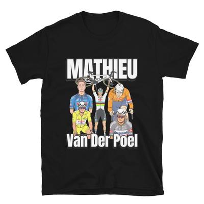 T-Shirt Unisex Mathieu Van Der Poel Maglietta da Ciclismo MvdP