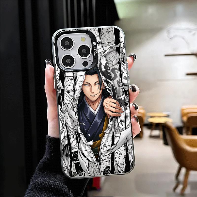 Anime Geto Suguru JUJUSU Soft Phone Case for iPhone 15 16 17 Pro Max 17Air 16E 14 Plus 13 12 Mini Shockproof Cover Back Shell