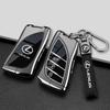 Autoschlüsselgehäuseabdeckung für Lexus RX350 NX300 Es300h Rx450h GS300 GX470 IS250 ES350 LX570 GX460 Nx300h Is300h Shell Fob Halter