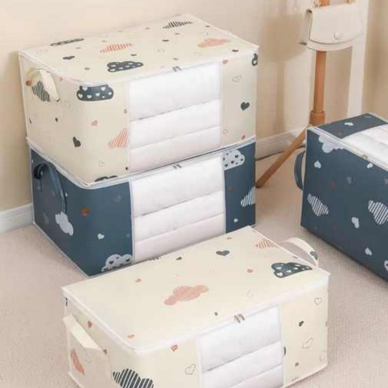 1-5PCS Quilt Clothes Organizer Multifunctional Moisture and Dust Proof Organizer Large Capacity Clothes Storage Boxes