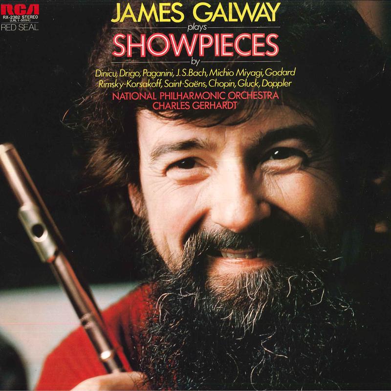 

LP Record JAMES GALWAY NATIONAL PHILHARMONIC Plays Showpieces RX2382 RCA RED SEAL 1979 Japan Obi Classical Used