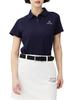 Short Sleeve Polo Shirt Point Golf L [Pin Apparel] Women's (One Logo, Stretch) / / 622-4160102 120_Navy