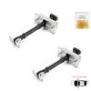 BDP939-1 2 Pieces Front Left AND Right Door Catch Hinge Brake Stop Check Strap Limiter for Jaguar S-Type X200 1999-2008 XR835423552AA