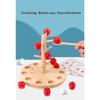 Baby Montessori Digital Apple Tree Education Wooden Toys Children Learn Digital Clip Beads Skills Training Early Education Game