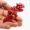 Ornement Fossiles de Carnotaurus Ornement Dinosaure Imprimé en 3D, Modèle Squelette Articulé pour Cadeau d'Enthousiaste Décoration de Bureau Maison, Figurine Dragon