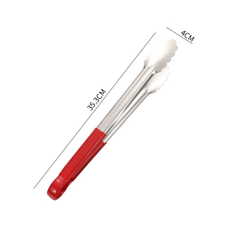 Stainless Steel BBQ Food Tongs Salad Bread Serving Clip Steak Barbecue Buffet Clamp for Home Kitchen Utensils