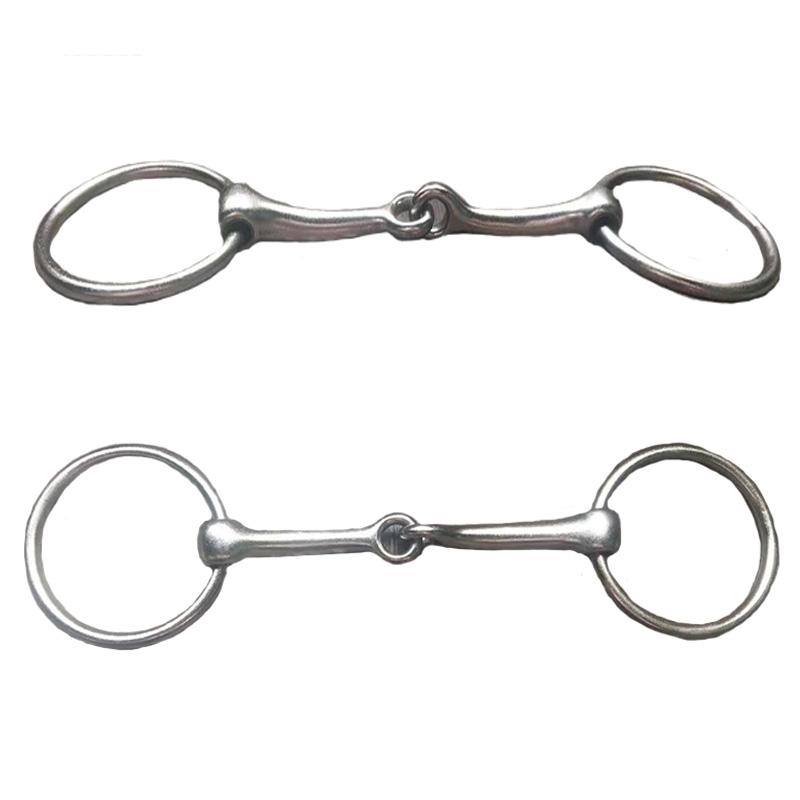 Cheap Horse Mouth Bit Horse Mouth Piece Equestrian Snaffle Copper Link