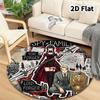 Spy Family Round Area Rug Carpet Rug For Living Room Bedroom Sofa Playroom Decor Nonslip Floor Mat