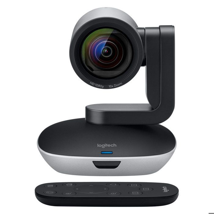 Caméra de Vidéoconférence Logitech PTZ Pro 2 - Noir, Argenté - USB - Vidéo 1920 x 1080 - Autofocus