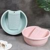 Thickened Washboard Basin 2IN1 Laundry Tub Underwear Cleaning Basin  For Hand Washing Clothes