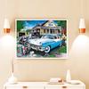 Diamond Painting Car Landscape Full Drill Square Embroidery Beaded Picture Home Decoration