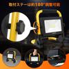 MEIKEE Super Bright LED Floodlight, Work Light, Portable Floodlight, Tabletop, 3P2P Plug Converter, 60W, 5200LM, Equivalent To 600W, Energy-Saving,