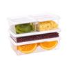 Transparent Plastic Refrigerator Food Storage Containers