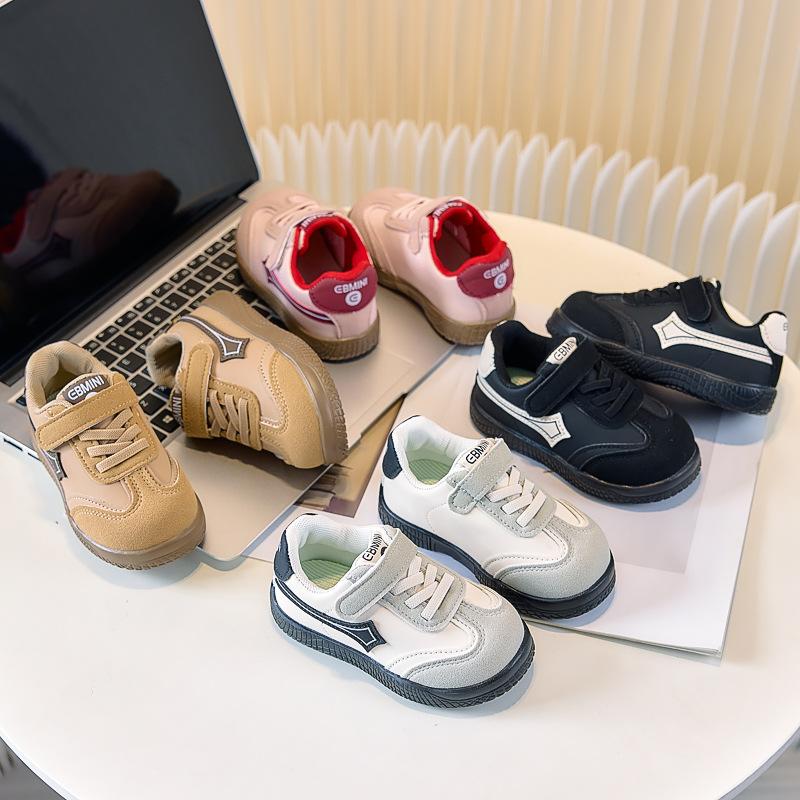 Baby shoes, new autumn sports shoes1-6Toddler shoes for girls and boys, leather sneakers