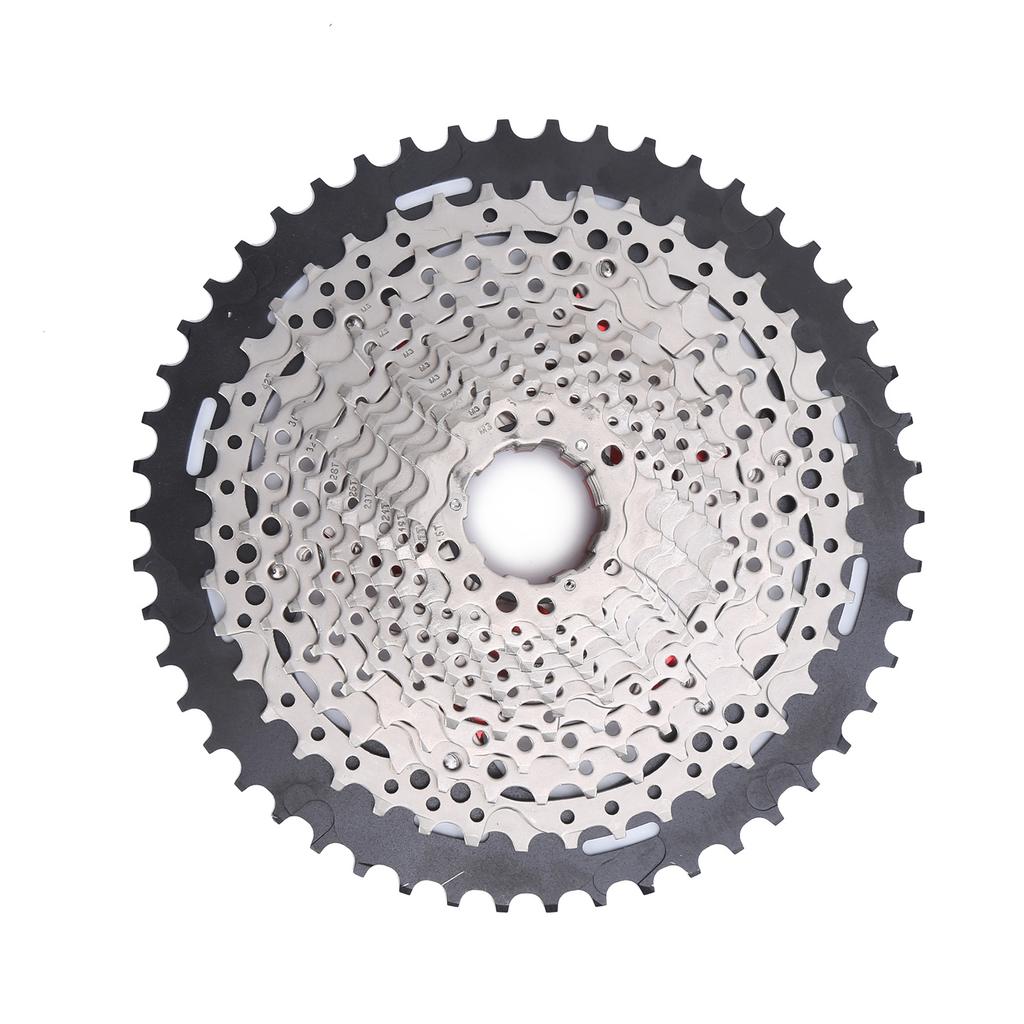 GUB Mountain Bike 13 Speed Freewheel 11‑50T Black and Silver Bicycle Cassette Flywheel