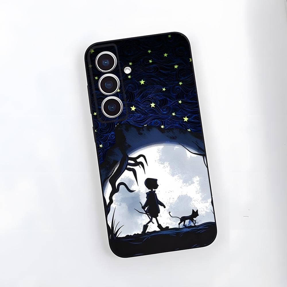 Anime C-Coraline Phone Case For Samsung A25 A13 A33 5G A54 A36 A35 A56 A52 A14 Shockproof Soft Cover