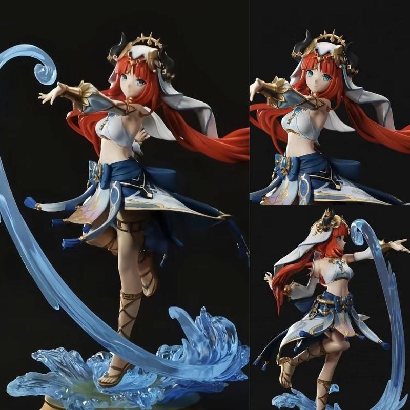 Genshin Impact 27cm Tall Pvc Anime Figure Nilou - Articulated Action Model Doll | Collectible Toy, Desktop Ornament & Fan Gift
