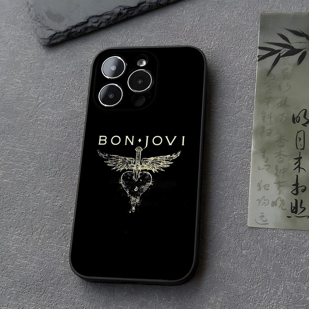 B-BonS JoviS Band Phone Case Funda For Iphone 13 17 16 11 15ProMax 14 12 Pro Xs Max Mini Xr X 7 8 6 6s Plus Covers