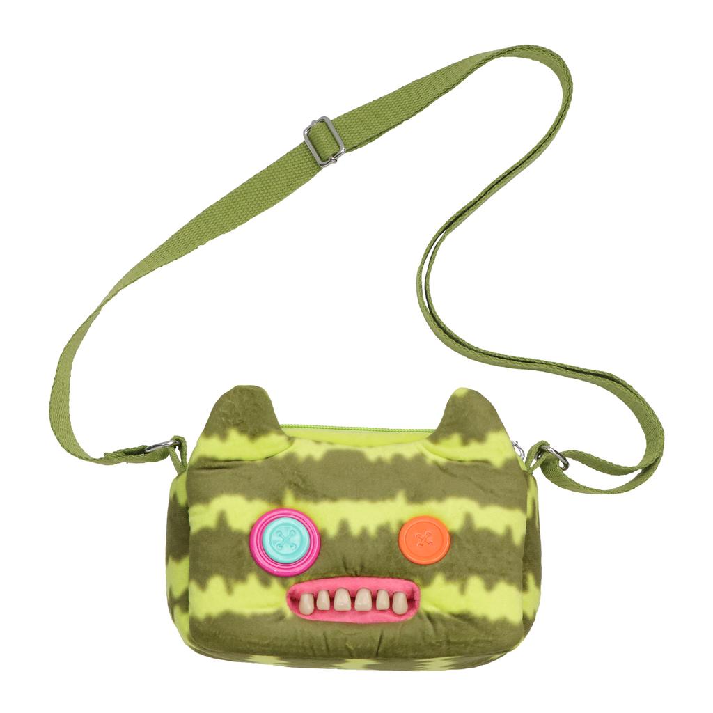 Jucării de Pluș Monstru cu Dinți Strâmbi Geantă de Umăr Ciudat cu Ochi Mari McStinkles Pisică Pluș Geantă Crossbody Cadouri