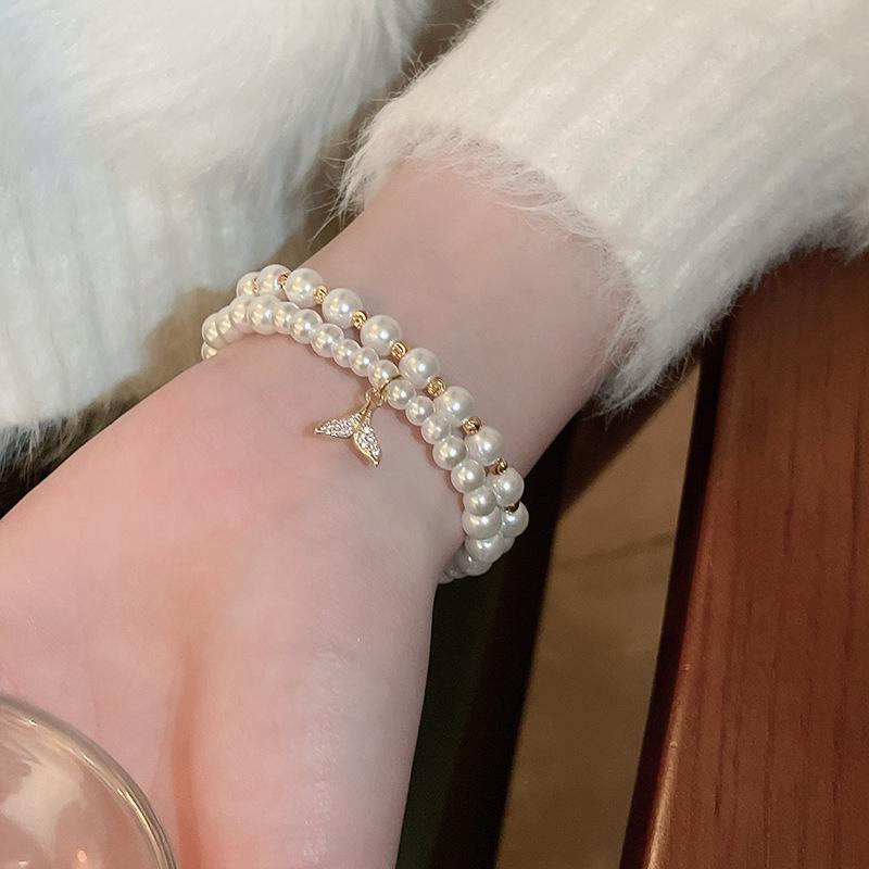 Elegant Chinese Vintage-Inspired Beaded Bracelet: Modern Luxury Women’s Jewelry