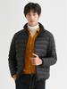 Men's Lightweight Stand-Up Collar Down Jacket, 90% Down, Korean Style, Plus Size
