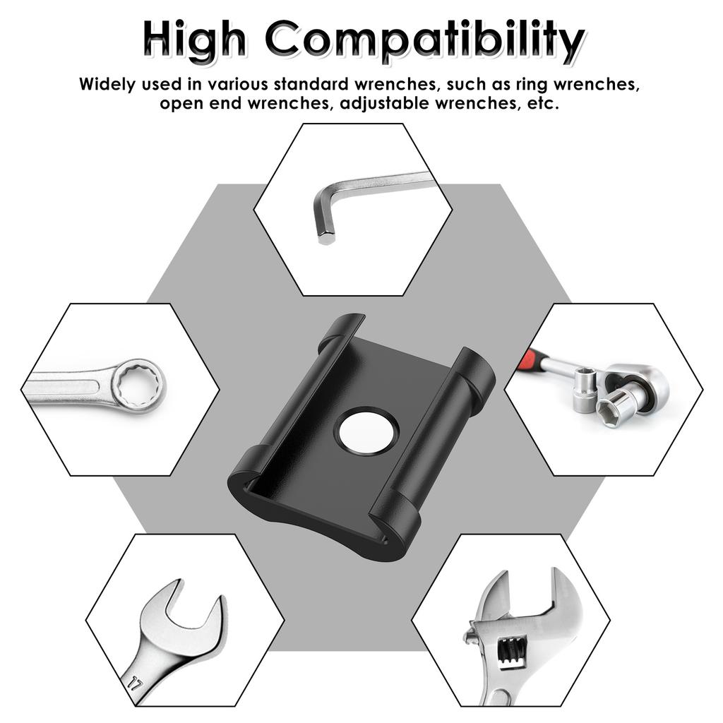Wrench Extender Adaptor Compatible with 1/2inch Drive and 21mm Hex Drive Magnetic Wrench Extension Tool High-Carbon Steel Wrench