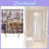 Animal Print Shower Curtain Peva Waterproof Bathroom Divider For Kitchen And Bedroom