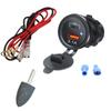 LED Light Car Charger 12V-24V Power Socket Adapter PD USB Outlet  RV