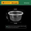 Disposable Transparent Plastic Round Food Containers with Lids