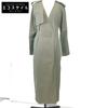 Dessin De Mode 5DCT-02DS70 Khaki No-collar Trench Coat Coat 2 khakiUsed
