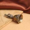 Tibetan Vajra Bell Keychain: Retro Brass Religious Instrument Pendant Handbell