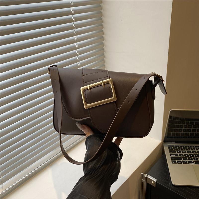 

Niche fashion retro small bag women s bag new trendy temperament underarm bag shoulder small square bag