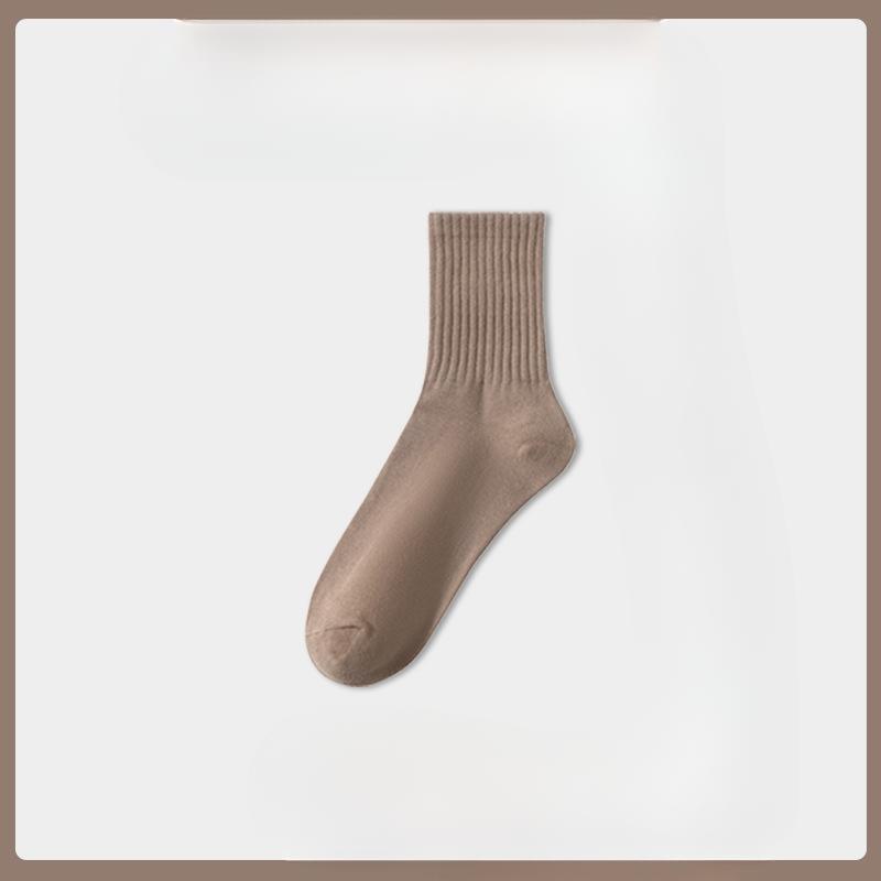Male Autumn and Winter Added Velvet and Thick Warm Cotton Sports Deodorant Socks