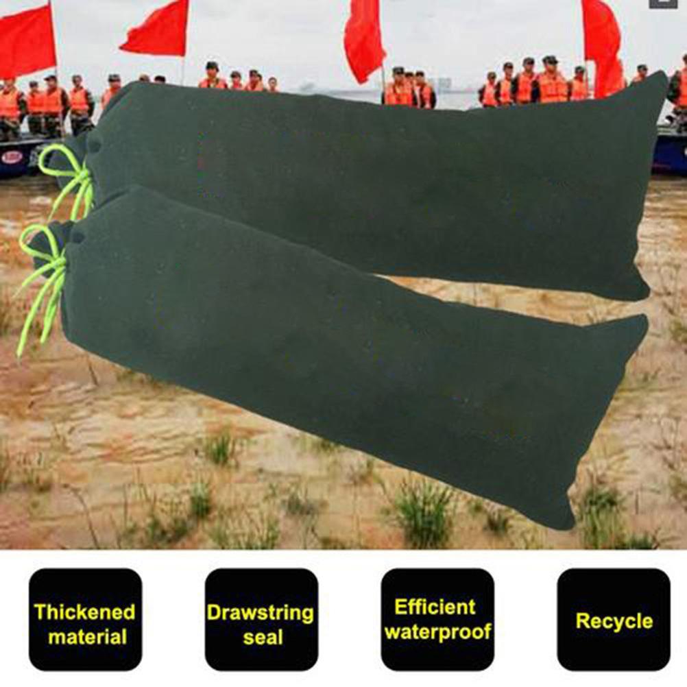 30x70cm Thickened Flood Sand Bags with Drawstring Ties Water Resistant Heavy Duty Sandbag for Flood Control Thickened Flood Sand