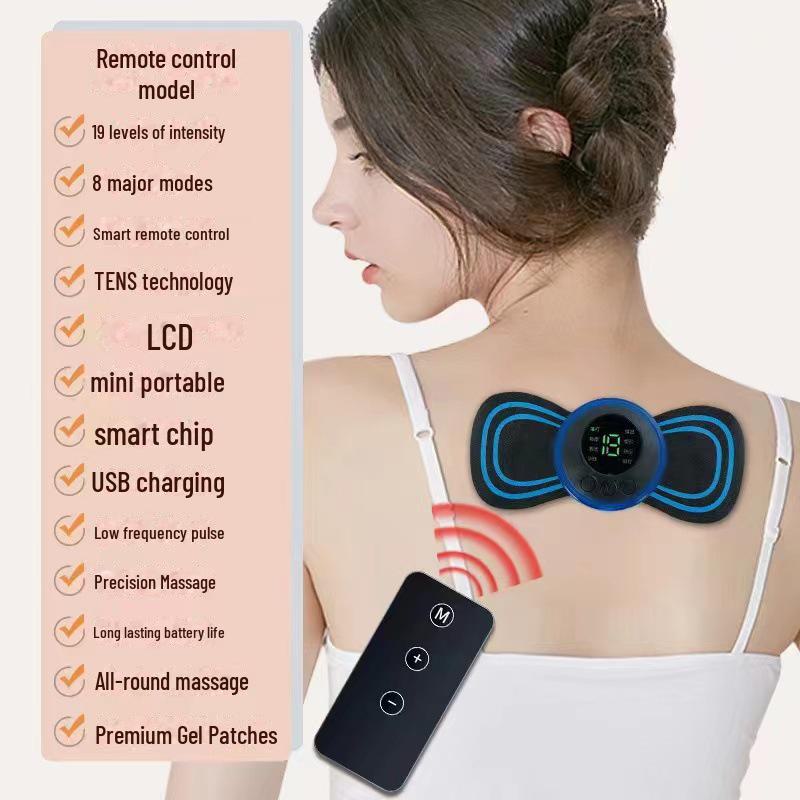 Mini Smart Rechargeable EMS Massager with LCD Display