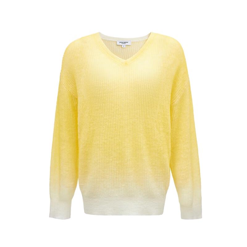 Veromoda Women's V-Neck Gradient Knit Sweater