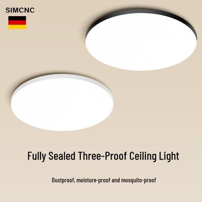 Waterproof LED Ceiling Light: Dust, Moisture, and Pest Proof for Bathroom, Balcony, Bedroom, or Kitchen.