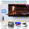 2 In 1 USB Bluetooth 5.0 Dongle Adapter Receiver Transmitter Stereo Wireless Audio Adapter USB 3.5mm for PC Desktops Headphones
