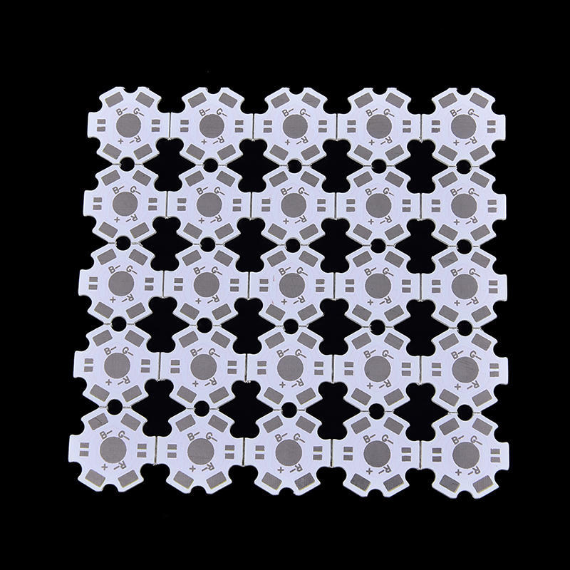 25/100Pcs Heat Sink Led Aluminum Base Plate Pcb Board Substrate 20Mm