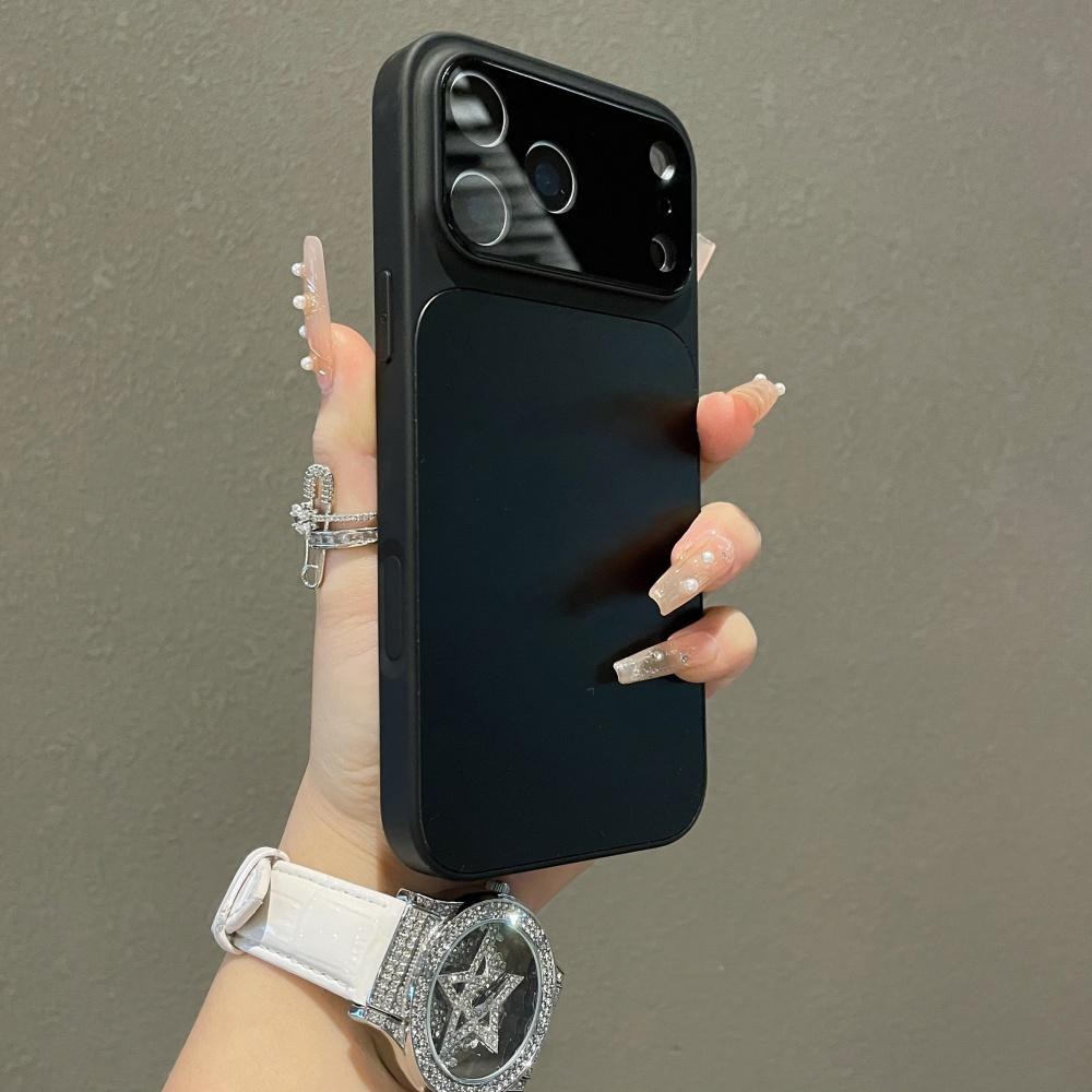 Luxury Hard Acrylic Matte Armor Case for iPhone 17 Air 16 15 14 13 Pro Max 17pro Plain Color Protective Bumper Cover