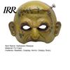 Realistic Creepy Halloween Facepiece Cosplay Masque for Adults Men Women, Authentic Retro Horror Atmosphere Green Half Face Party Distressed